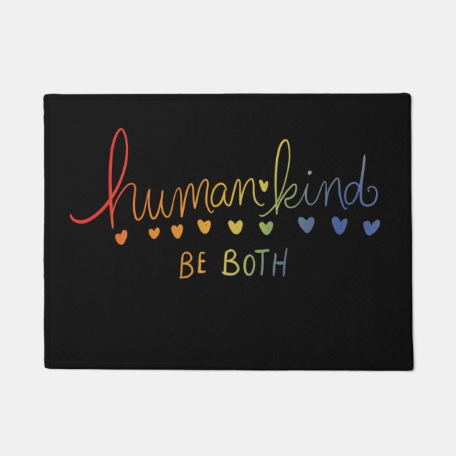 Paillasson L'humanité soit à la fois humaine (Devant)