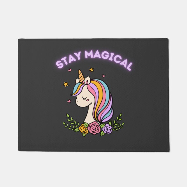 Paillasson Licorne Magique Reste   (Devant)