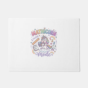 Paillasson Licorne Mathicorne Mode Conception de Typographie 