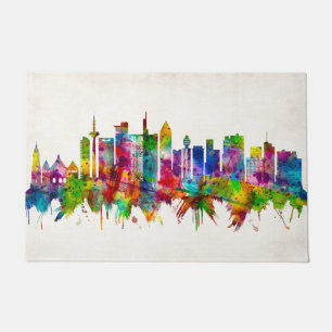 Paillasson Ligne Skyline Francfort-Allemagne