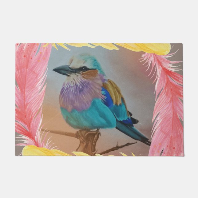 Paillasson Lilac Breasted Roller (Devant)