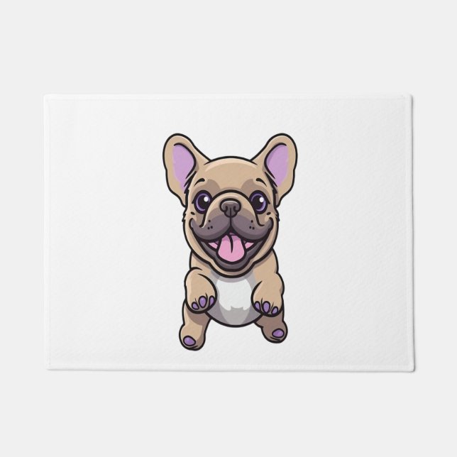 Paillasson Lilac French Bulldog 9 (Devant)