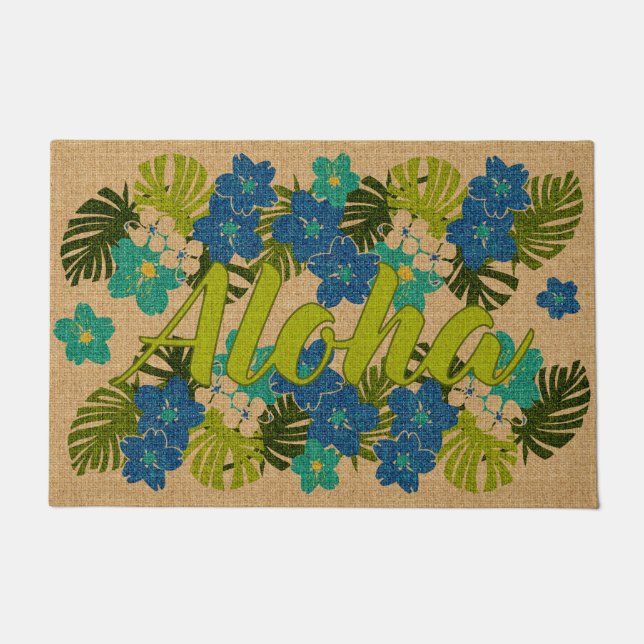 Paillasson Limahuli Garden Vintage Hawaii Lime Aloha (Devant)