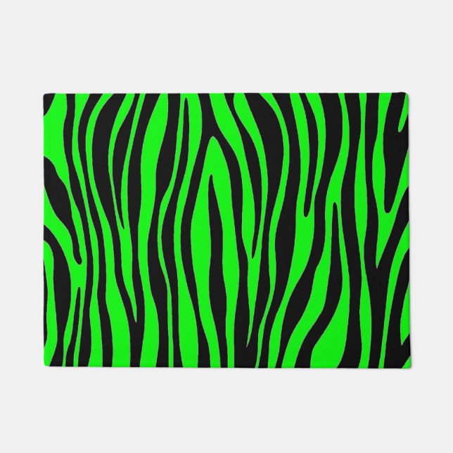 Paillasson Lime Green Zebra (Devant)