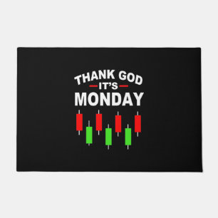 Paillasson L'Investisseur Remercie Dieu C'Est Lundi