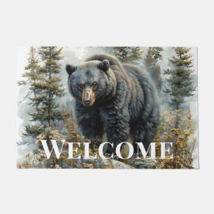 Paillasson L'invitation à l'ours : Bienvenue dans la nature