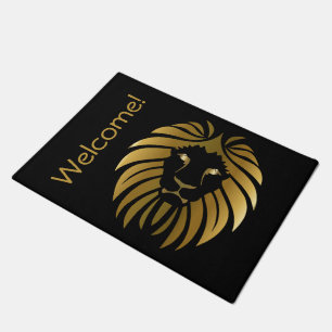 Paillasson Lion d'or personnalisable