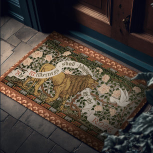 Paillasson Lion Dove Wilderness Roses Walter Crane