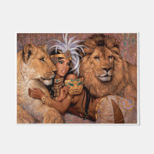 Paillasson Lion Goddess Egyptian Princor Mat