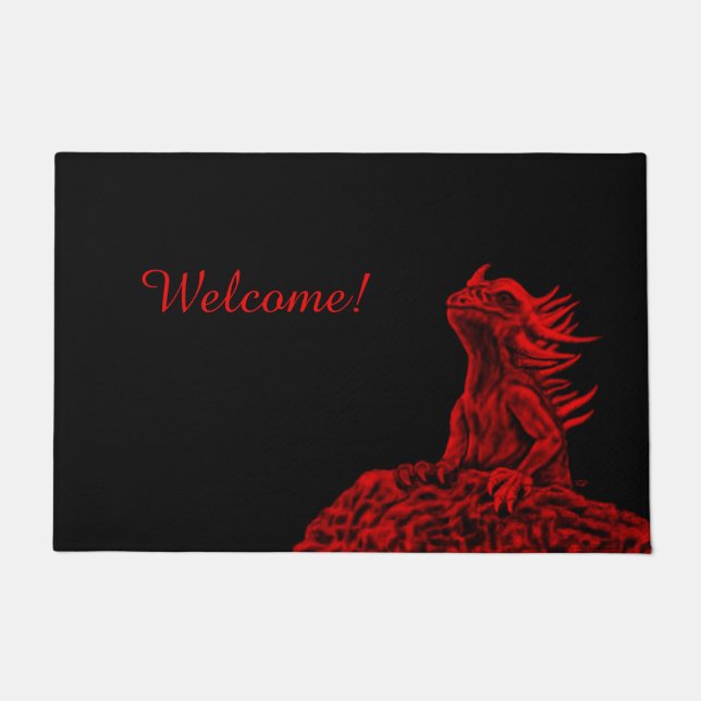 Paillasson Little red Dragon (Devant)