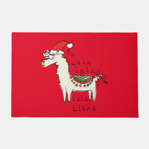 Paillasson Llama Cute Funny Noël