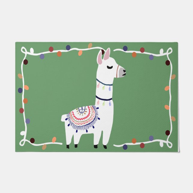 Paillasson Llama Doormat, Lazy Animal Doormat (Devant)