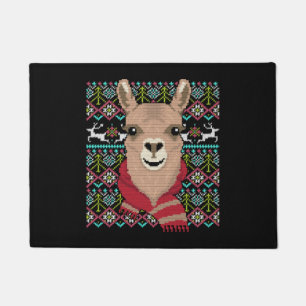 Paillasson Llama Noël laid