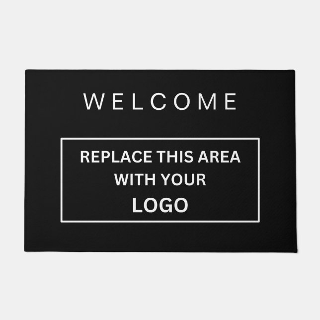 Paillasson Logo d'entreprise de marque personnalisée Entrepri (Devant)