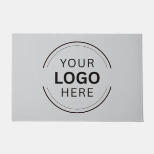 Paillasson Logo Entreprise Noir Moderne Professionnel