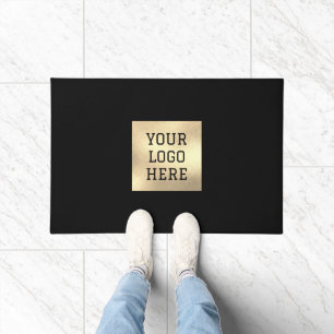 Paillasson Logo Entreprise Promotion Moderne Entreprise Noir