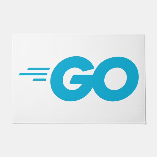 Paillasson Logo Golang (Go Programming Language) (Devant)