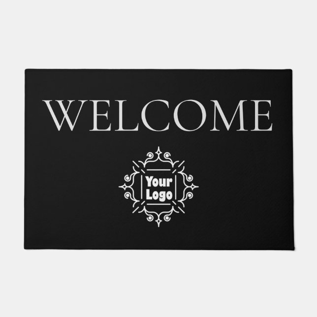 Paillasson Logo personnalisé pour entreprise ou entreprise (Devant)