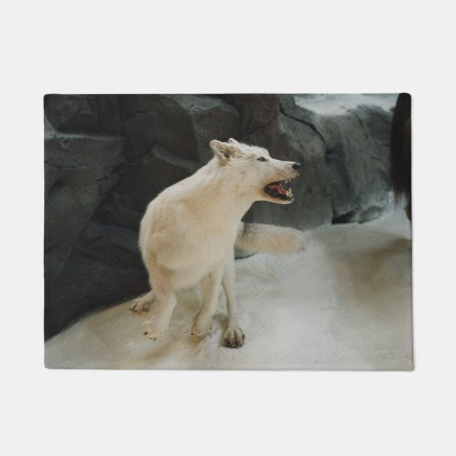 Paillasson Loup blanc (Devant)