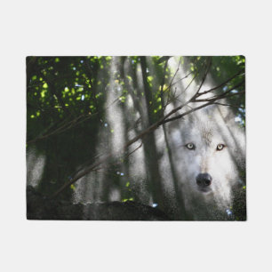 Paillasson Loup d'esprit dans les bois