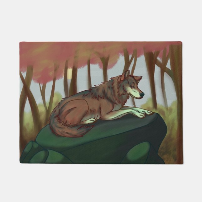 Paillasson Loup européen (Devant)