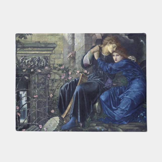 Paillasson Love Among the Ruins (par Edward Burne-Jones) (Devant)