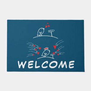 Paillasson LOVE ECHO - Comic Birds Tweetlercools 2