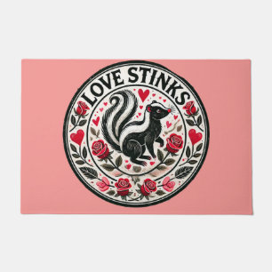 Paillasson Love Stinks Skunks Saint-Valentin