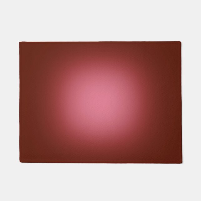 Paillasson Lumière blanche sur rouge (Devant)