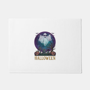 Paillasson Lunettes de soleil fantôme Halloween Violet Lune C