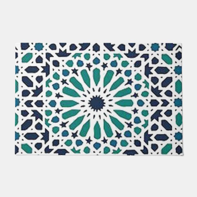 Paillasson lustre marocain dessus (Devant)