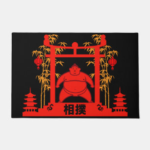 Paillasson lutteur de sumo