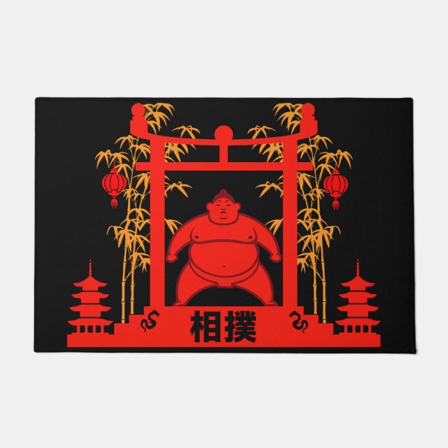 Paillasson lutteur de sumo (Devant)
