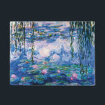 Paillasson Lys d'eau par Claude Monet<br><div class="desc">Visitez mon magasin pour un design plus intéressant et plus de choix de couleurs => zazzle.com/iwheels*</div>