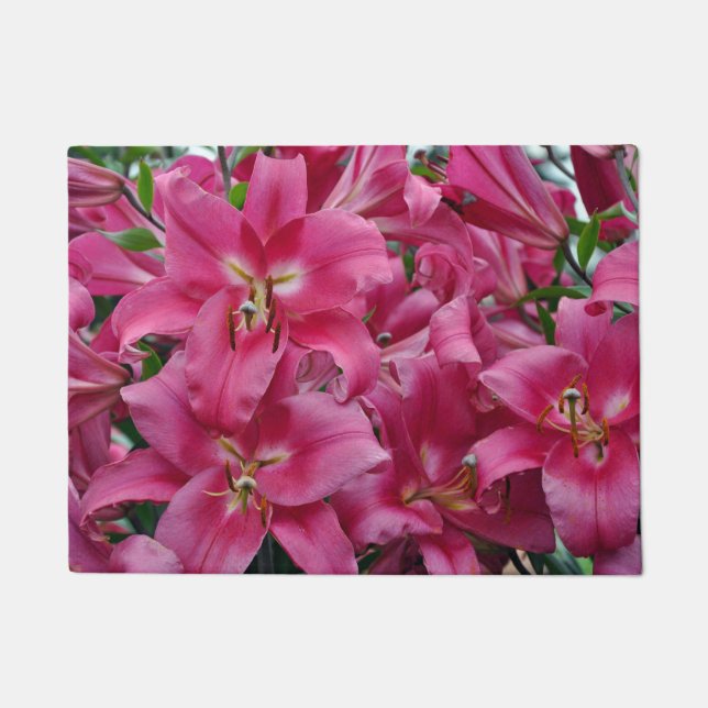 Paillasson Lys roses (Devant)