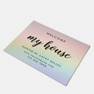 Paillasson Ma maison Immobilier Rainbow Realmat