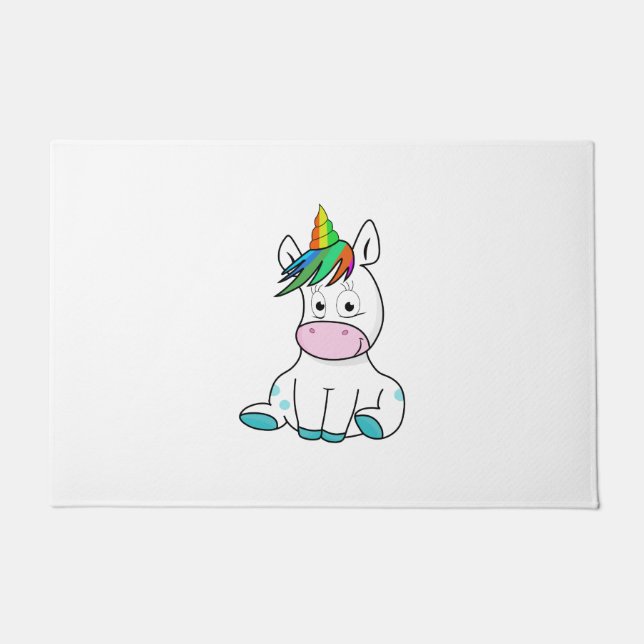 Paillasson Ma petite licorne mignonne (Devant)