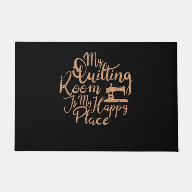 Paillasson Ma Salle De Couchage Est Mon Endroit Heureux - De  (Devant)