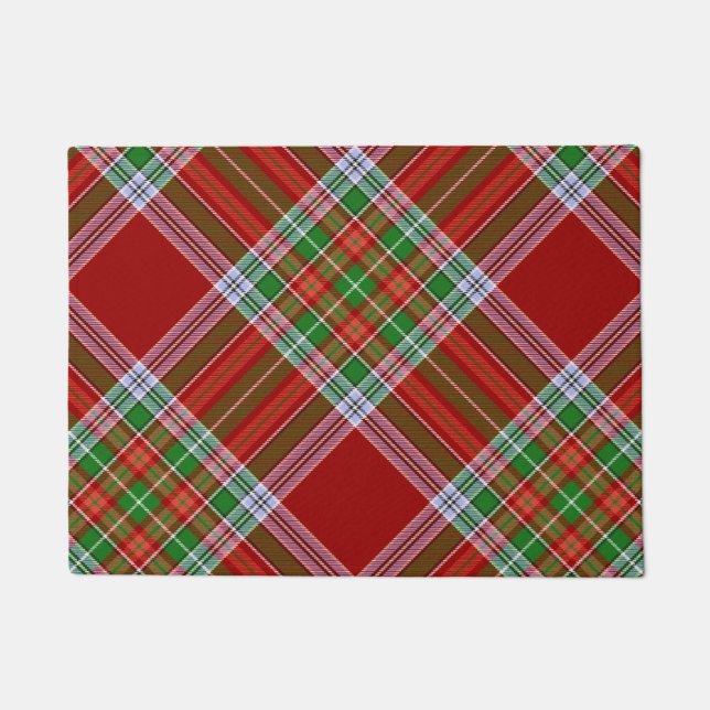 Paillasson MacBain MacBean Scottish Clan Tartan Plaid (Devant)