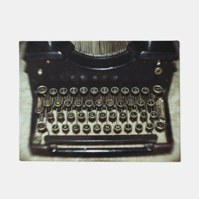 Paillasson Machine à écrire Vintage (Devant)