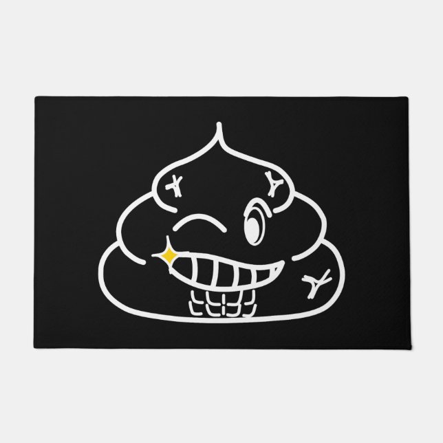 Paillasson Macho Poop - Brootsch le PooPoo (Devant)