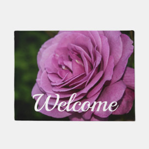 Paillasson Magenta Garden Rose de bienvenue