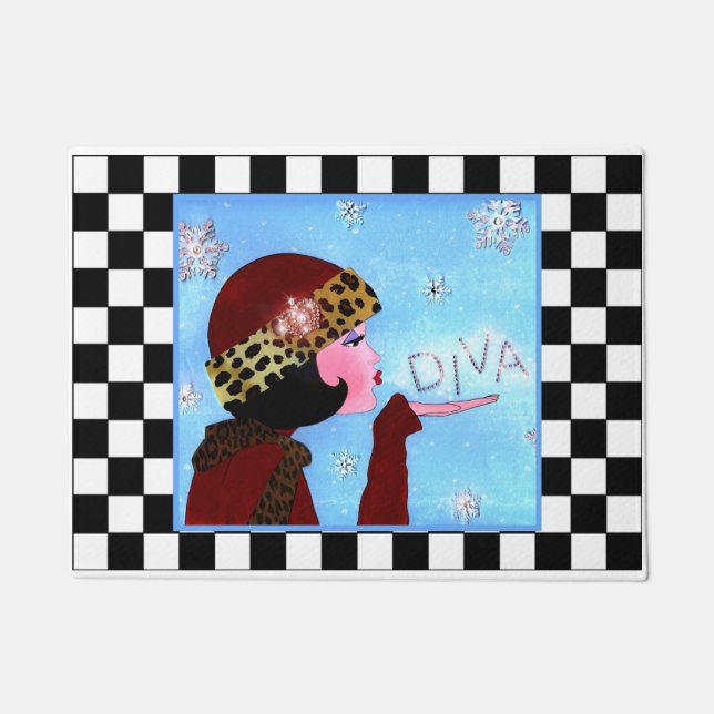 Paillasson "Magie hivernale" DIVA Doormat (Devant)