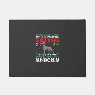 Paillasson Magnifique T-shirt classique de Noël pour Danois