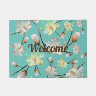 Paillasson Magnolia Motif de bienvenue
