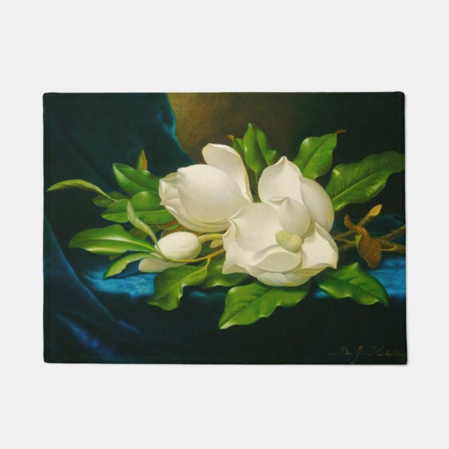 Paillasson Magnolias géant Martin Johnson Heade Fine Art (Devant)