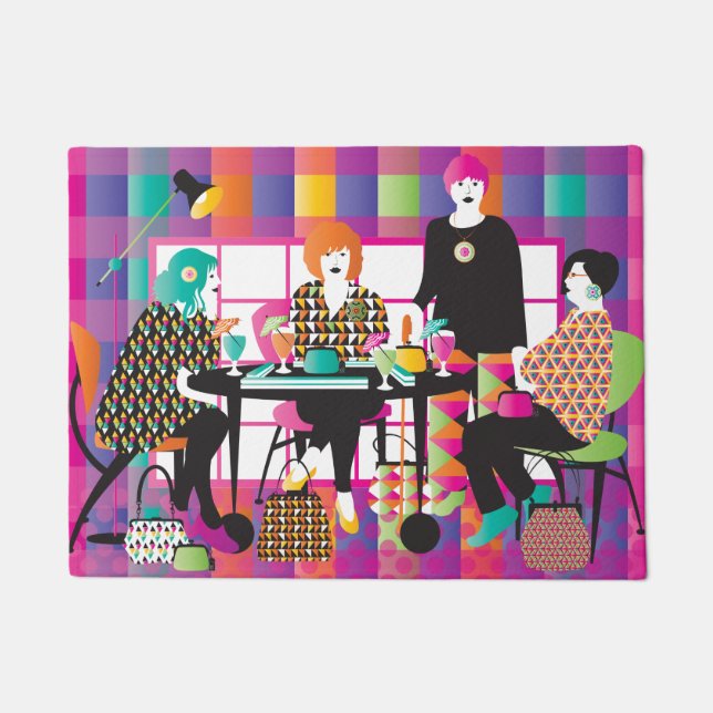 Paillasson Mah Jongg Memphis (Devant)