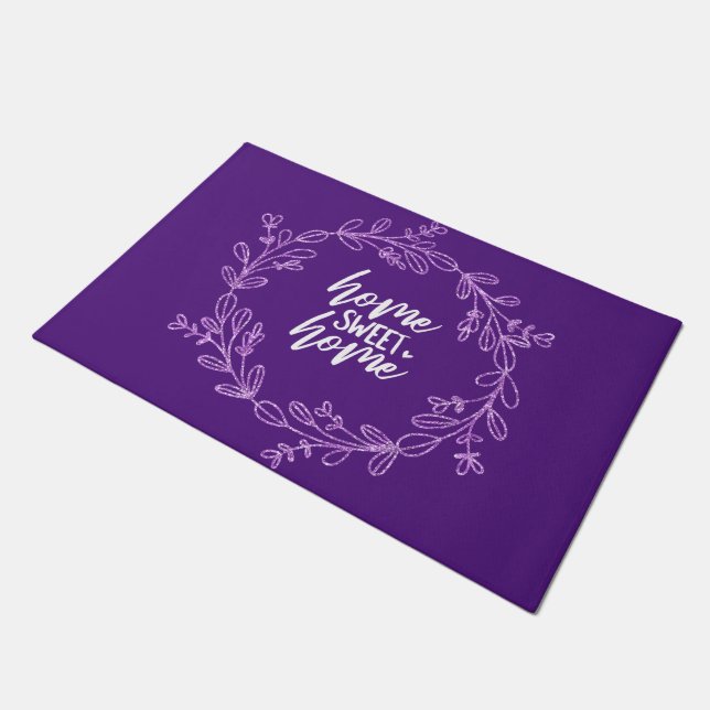 Paillasson Maison Douce Maison Violette (Incliné)