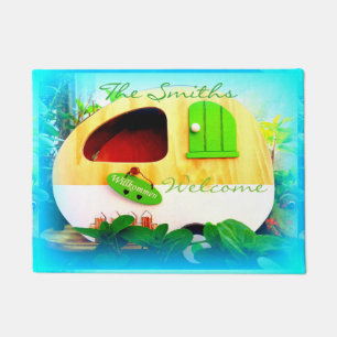 Paillasson maison minuscule personnalisée Thunder_Cove