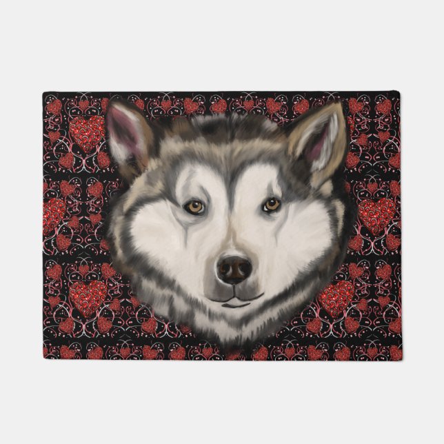 Paillasson Malamute d'Alaska (Devant)